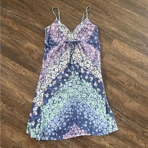 American Eagle Outfitters blue/purple/white sundress